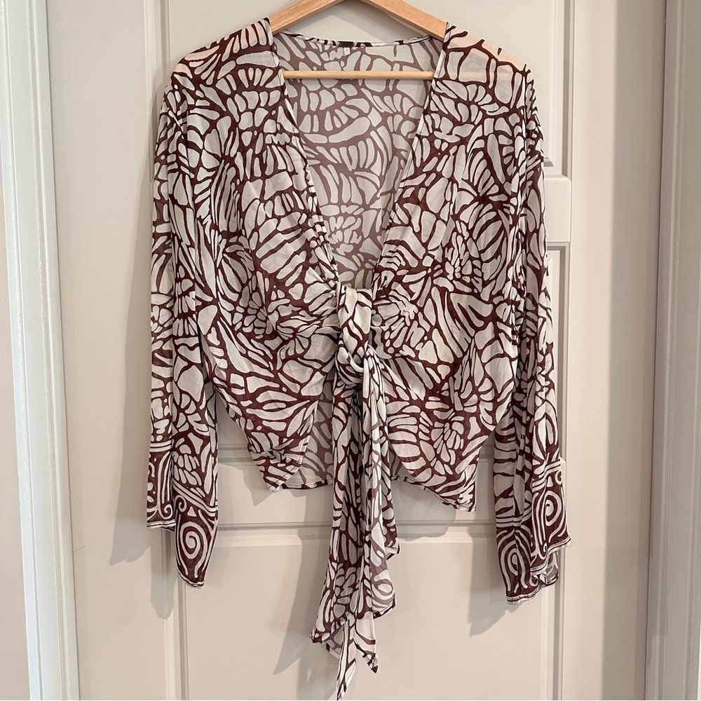 Young Fabulous and Broke Kimono‎ Wrap Cover Up Size Small